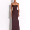 Sweetheart Gown in Satin Crepe