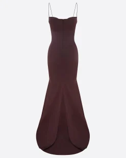 Sweetheart Gown in Satin Crepe