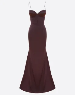 Sweetheart Gown in Satin Crepe