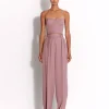 Tailored Trouser in Lurex Pinstripe