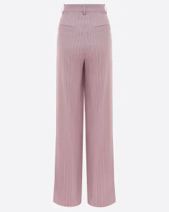 Tailored Trouser in Lurex Pinstripe