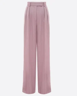 Tailored Trouser in Lurex Pinstripe