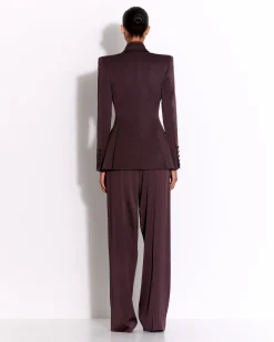 Tailored Trouser in Satin Crepe