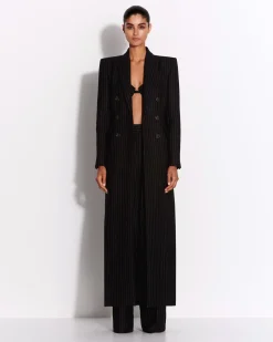 Tailored Trouser in Wool Pinstripe