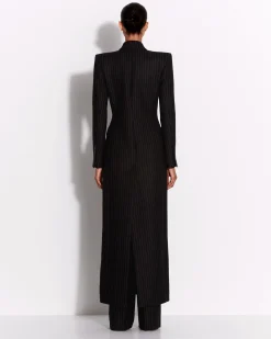 Tailored Trouser in Wool Pinstripe