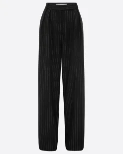 Tailored Trouser in Wool Pinstripe